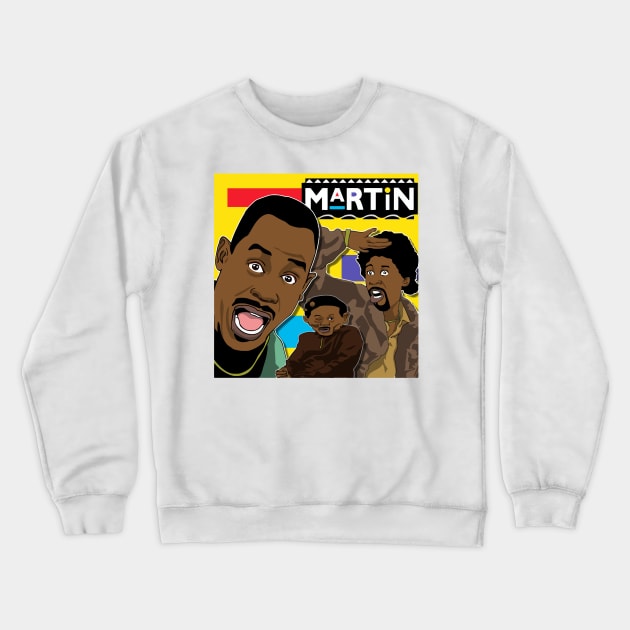 Wassup Martin Crewneck Sweatshirt by komplenan